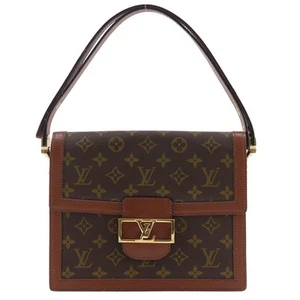 LOUIS VUITTON M51410 vintage Sac Dauphine Shoulder Bag Brown Monogram canv... - Picture 1 of 12