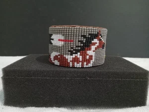 Perlen Pferde Armband kleinere Größe Deko Schmuck Damen Accessoire Leder - Bild 1 von 4