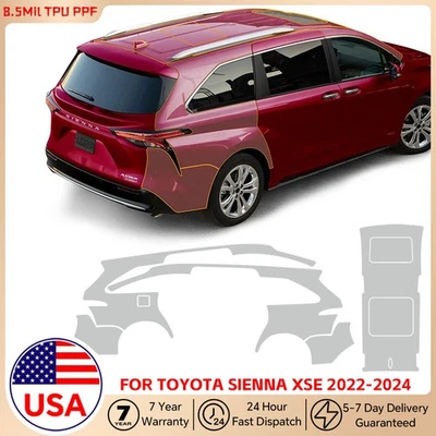 Sunroof Clear PPF Precut Kit For 2022-2024 Toyota Sienna Paint Protection Film - Image 1 of 4