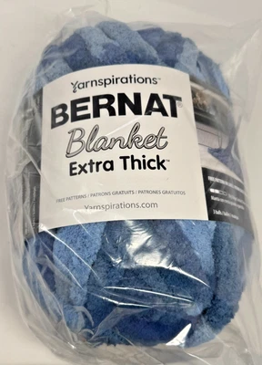 Manta Yarnspirations Bernat Extra Gruesa | Glaciar 62025, 600g | 72 yd | NUEVA Foto 1 de 4