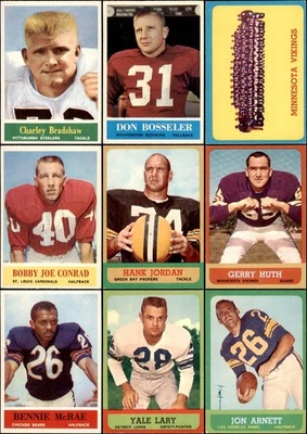 Lote de (215) 1963 Topps y 1964 Philadelphia Football Good to VGEX *GMCARDS* Foto 1 de 3