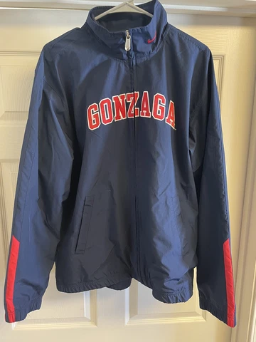 Nike Gonzaga Bulldogs Basketball Zags Jacket size L Cover