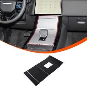 ABS Glossy Black Car Center Control Gear Panel Trim For Range Rover Velar 2024+ - Picture 1 of 5