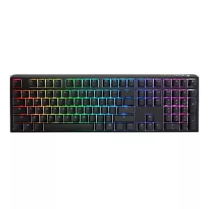 Ducky One 3 RGB Cherry Silent Red Switch Black Keyboard Hebrew English USB-C - Picture 1 of 1