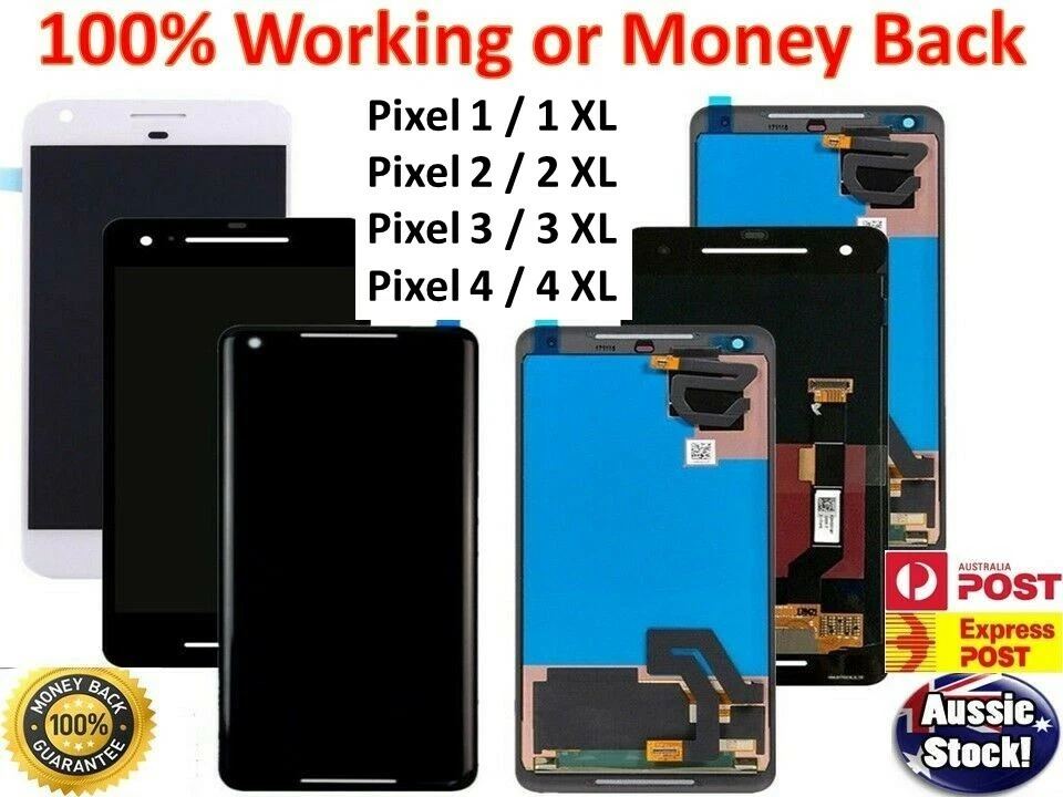 For Google Pixel 1 2 3 3a 4 XL 5 AMOLED/ LCD DISPLAY + TOUCH SCREEN DIGITIZER - Image 1 of 4
