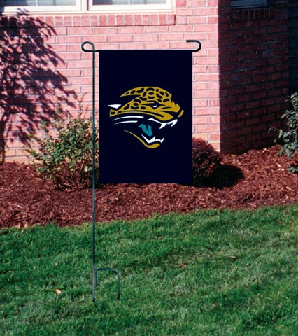 NFL Jacksonville Jaguars Garden Flag (15" x 10 1/2" + window hanger) - NEW Cover