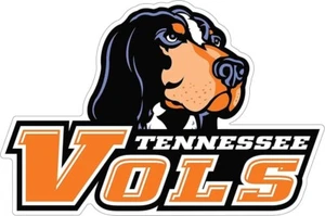 Imán de coche Tennessee Volunteers troquelado laminado - Imagen 1 de 3