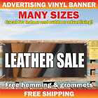 Leather Sale Advertising Banner Vinyl Mesh Sign Sofa Luggage Handbags Retail