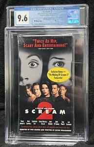 1997 Scream 2 VHS SEALED CGC 9.6 Grade A+ SEALED Grade - Picture 1 of 4