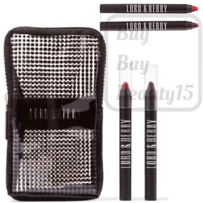 Lord & Berry Lip Library Dúo Mate en Escarlata y Diva Set Limitado-Tamaño Completo Nuevo Foto 1 de 2