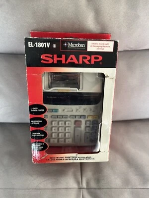 Sharp EL-1801V Electronic Printing Calculator NEW - Image 1 of 4