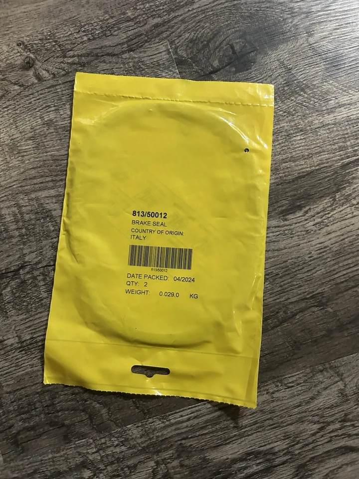 JCB Parts Brake Piston Seals Kit 2 Pcs. Each Part No. 813/50012 813/50026