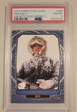 2013 Topps STAR WARS Galactic Files Series 2 #482 Han Solo Hoth PSA 8 NM-MT POP1