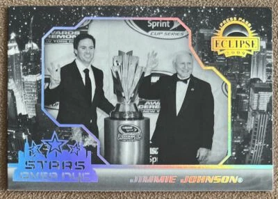 2009 Press Pass Eclipse Black & White Jimmie Johnson #85 NASCAR Racing - Image 1 of 2