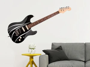 Wandsticker Wandtattoo E Gitarre Rock Musik Design Wanddeko Jugendzimmer - Bild 1 von 1