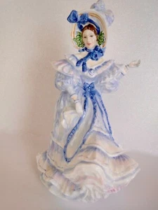 Blue Gown Royal Doulton FLOWERS OF LOVE Forget-Me-Nots FIGURINE HN3700, 9" - Picture 1 of 11