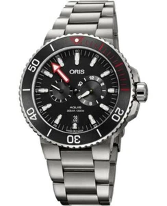 New Oris Aquis Regulateur Der Meistertaucher Men's Watch 01 749 7734 7154-Set - Picture 1 of 3