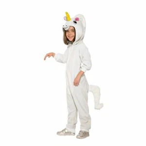 Mystical White Unicorn Child Costume Hooded Jumpsuit - Picture 1 of 1