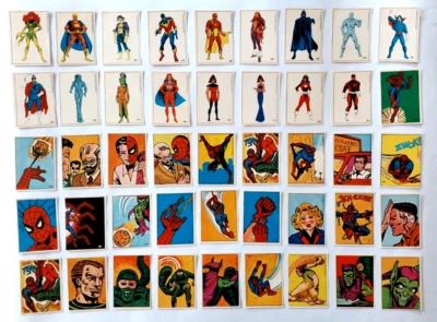 1980 Ultra Figus Rare Argentina Marvel Comics Spider-Man Assorted Card Set (65x) - Image 1 of 4