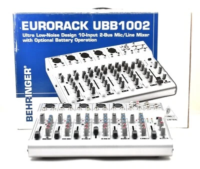 【Very good condition】Behringer 10-Input 2-Bus Mic/Line Mixer UBB1002 From Japan - Image 1 of 4