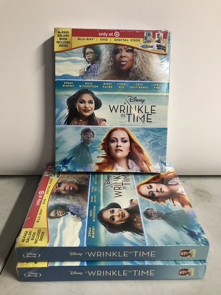 Disney a Wrinkle in Time Blu-ray DVD Digital 40pg Book Target