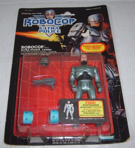 NEW ROBOCOP ULTRA POLICE 1988 RAPID REPEAT CAP ACTION FIGURE KENNER ON CARD! Cover