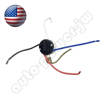 Interruptor de cadena de tracción de ventilador de techo de 4 cables de 3 velocidades Zing Ear de bronce ZE-208S 6A 125VAC Foto 1 de 4