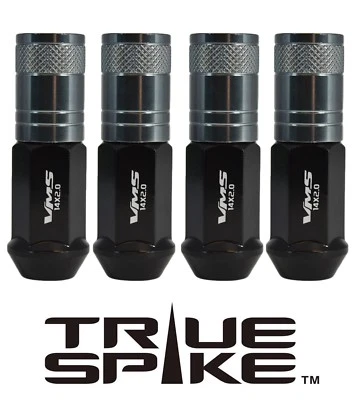20 tuercas afinadoras True Spike 70 mm 1/2" acero Gunmetal para Dodge Jeep Plymouth Foto 1 de 4
