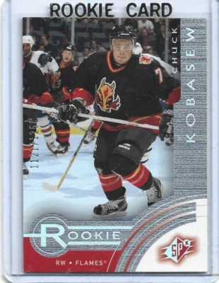 Chuck Kobasew-Flames- 2001-02 SPX Hockey Rookie Redemption Card #R5 (1121/1250) - Image 1 of 2