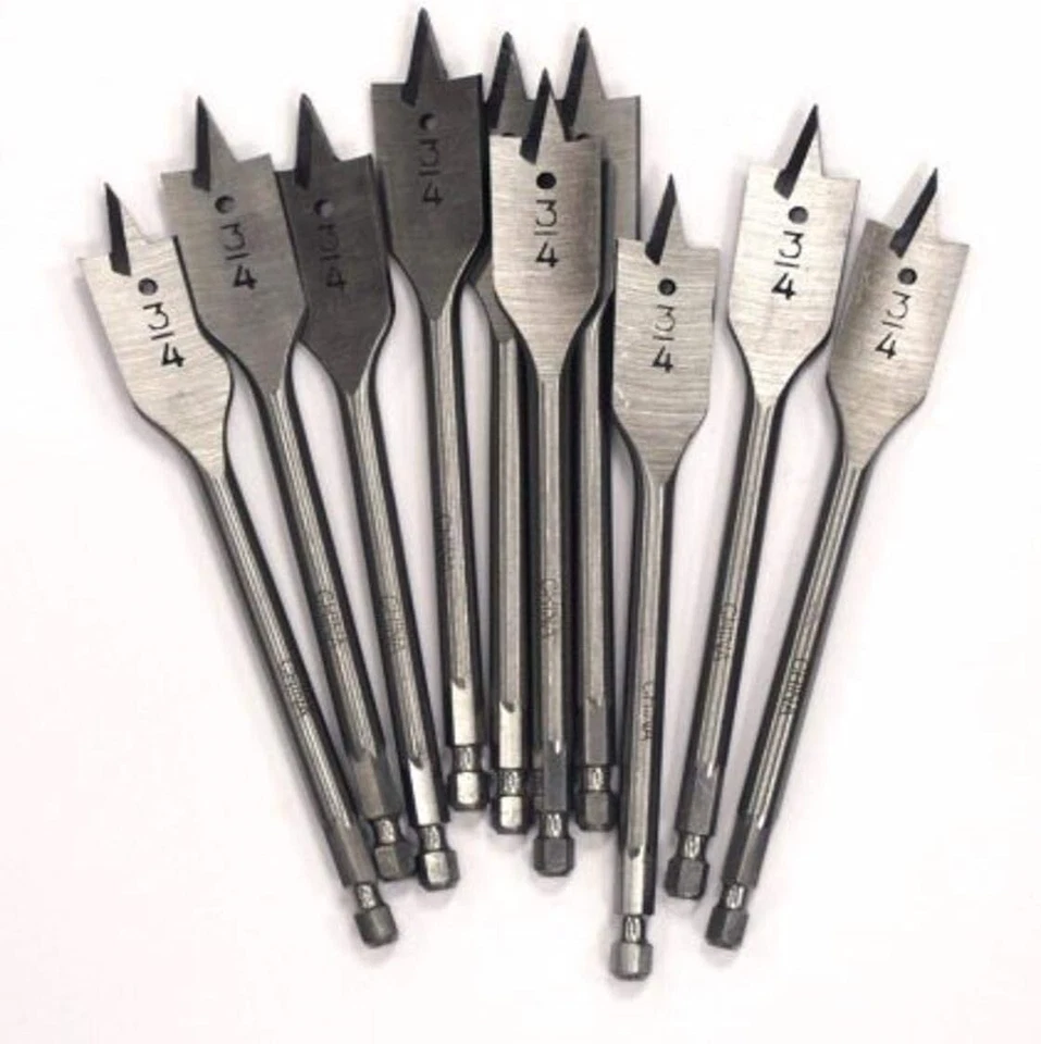 MK WSB750 10 pacotes de brocas de pá 3/4" 6" de comprimento - Imagem 1 de 1