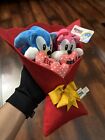 Sonic the Hedgehog and Amy Rose Plush Bouquet Brand New !!