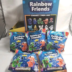 Lotto 5 Minifigure Rainbow Friends Blind Bag Serie 2 Sorprese Misteriche mai aperte - Foto 1 di 8