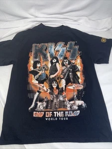 KISS "END OF THE ROAD WORLD TOUR" Shirt Large - Picture 1 of 9