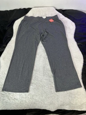 全新 St John’s Bay Active 木炭灰色修身腿裤 尺寸 2X Plus  — 第 1/4 张图片