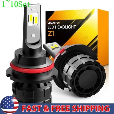 LED Headlight 9007 Hi/Low HB5 Beam Bulbs Super Bright White Lamps Z1 1-10Set - Image 1 of 4