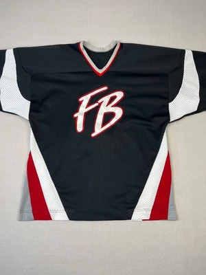 Camiseta De Colección Fubu Para Hombres 2XL Negra Roja Blanca Bloque de Color Años 90 Rap Hip Hop Foto 1 de 4