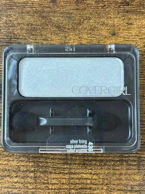 Covergirl 436 SILVER LINING Eye Enhancers Eyeshadow Gray Shine .09 oz/2.5g New - Image 1 of 3