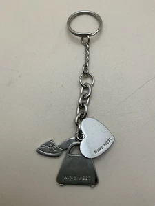 Vintage Nine West Charm Keychain Bag Accessory, 3 Charms, Shoe, Handbag, Heart - Picture 1 of 3