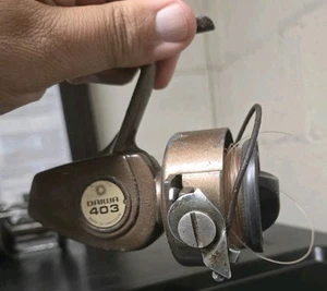 Vintage Daiwa 403 Kupfer Spinnrolle  - Bild 1 von 2