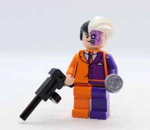 Two-Face Orange/Purple Coin 6864 Batman II Super Hero LEGO® Minifigure - Picture 1 of 5