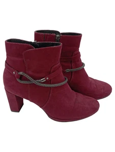 Marco Tozzi Stivaletto Donna Rosso Casual con Zip (EU 39) - Foto 1 di 5