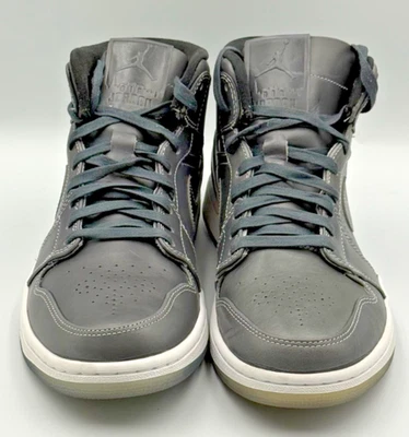 NIKE Air Jordan 1 Mid Nouveau Wolf Grey/Black-White Size 11.5 - Image 1 of 4