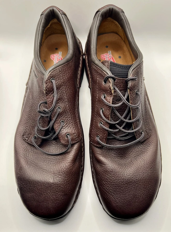 Zapatos Oxford Red Wing Cuero Marrón con Puntera de Seguridad - Talla 13 EE ~ Nuevos/Sin Usar Foto 1 de 3