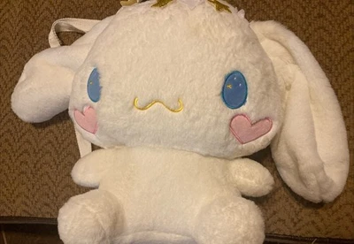 Плюшевый рюкзак Cinnamoroll Sanrio 11 дюймов для белой собаки - Изображение 1 из 4