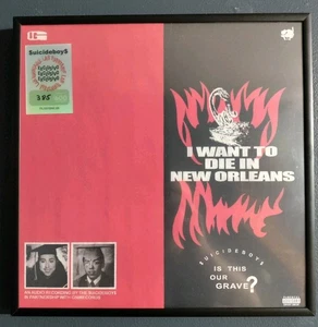 Gerahmt versiegelt 385/600 SUICIDEBOYS Vinyl I WANT TO DIE IN NEW ORLEANS farbige LP - Bild 1 von 4