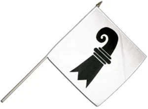 Stockflagge Schweiz Kanton Basel-Stadt - 30 x 30 cm - Bild 1 von 1