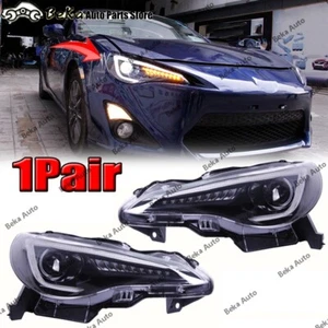 Pair For 2012-2020 Toyota 86 GTS Subaru BRZ VLAND 3D LED DRL Projector Headlight - Picture 1 of 5
