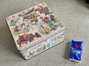 Große alte Blechdose - Crabtree & Evelyn - Nostalgie Sports, Produced in England - Bild 1 von 13