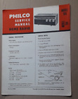 Manuel d'entretien Philco Radio modèle 104 - radio secteur AC/DC