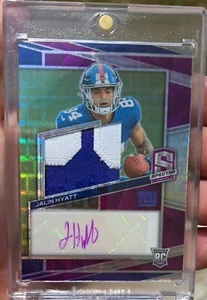 Jalin Hyatt 2023 Panini Spectra lila Pandora RPA/30 New York Giants #215 selten - Bild 1 von 2